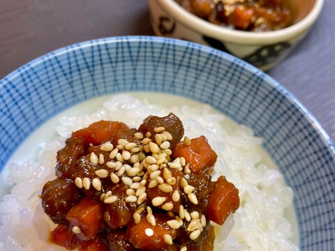 ご飯のお供に！　ごぼうとにんじんのきんぴら味噌